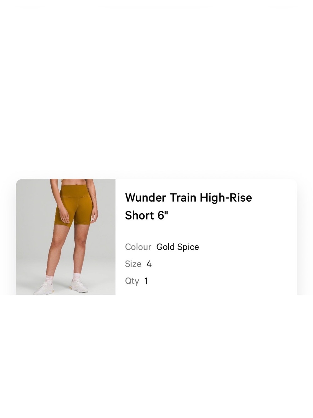 lululemon athletica High-Rise Bike Shorts in golden spice. - Picture 4 of 4